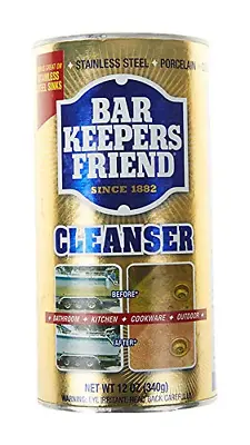 £11.02 • Buy Bar Keepers Friend Cleanser Steel Porcelain Ceramic Copper Brass Cleaner 340 G