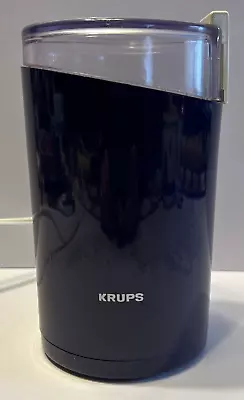 Krups Fast Touch Electric Pulse Coffee Mill Grinder 203 Blue With S Steel Blades • $14.99