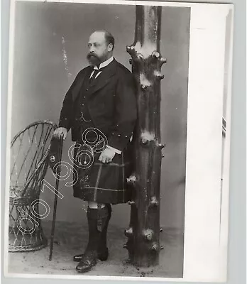 EDWARD VII Prince Of Wales In Scottish KILT Style VINTAGE 1961 Press Photo • £38.92