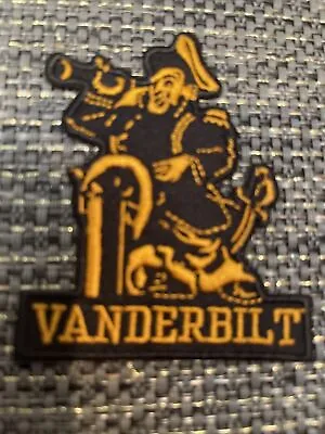 Vanderbilt University Commodores Vintage Embroidered Iron On Patch 3” X 2.5” • $6.79