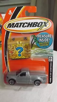 2004 Matchbox Silver Ford F-150 Lightning # 19 Treasure Chest Card • $7.89