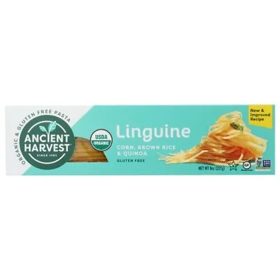 Corn Brown Rice And Quinoa Linguine Pasta 8 Oz By Ancient Harvest • £15.43