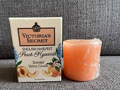 Vintage Victoria's Secret English Harvest Apricots And Cream Votive Candle NEW • $17.50