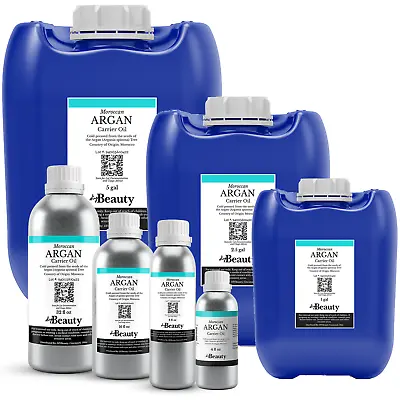 Bulk Argan Oil - Large Wholesale Size - Cold Pressed 100% Pure  Carrier Oil • $19.99