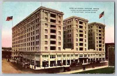 Portland Oregon OR - Hotel Multnomah Buildings - Vintage Postcard - Unposted • $8.49