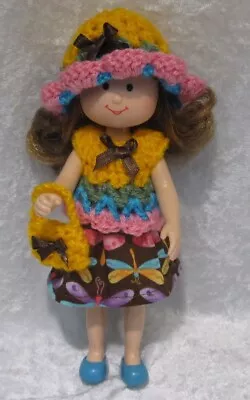 Made To Fit 8½  MADELINE #28 Handmade Clothes Hat Top Skirt And Purse Set • $12