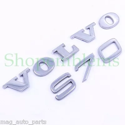 98 99 00 Volvo S70 Trunk Emblems Letters Nameplate Rear Badge Logo Decal OEM • $11