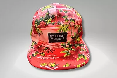 BIRTH OF HEROES 5 Panel Hat Supreme Cap Adjustable Camp Floral Snapback Hawaii • $19.99