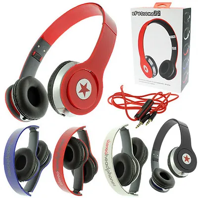 £115.99 • Buy Stereo Headphones Dj Style Foldable Headset Earphone Over Ear Mp3/4 Ipod 3.5mm