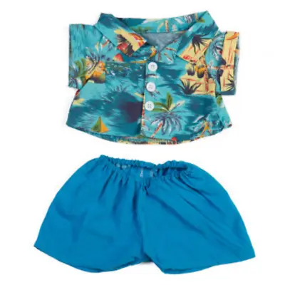 10  TEDDY BEAR CLOTHES - Hawaii Beach Holiday Outfit - 10 Inch/25cm • £11.90