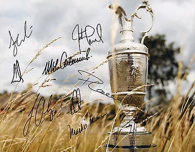 Mark O'meara Signed Autograph 11x14 Photo British Open Champions Cink Curtis +6 • $199.99