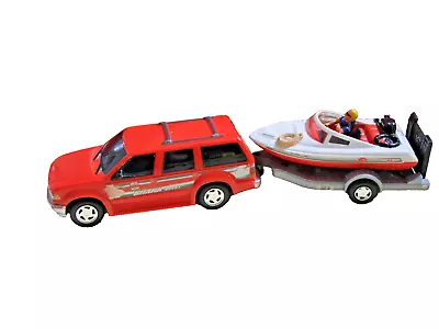 Matchbox Ford Explorer Shark Watch Unit/Shark Quest#21 With Trailer Boat & Man • $13.99