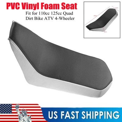 $95.99 • Buy US STOCK PVC Vinyl Foam Seat Universal For 110cc 125cc 150cc Quad Dirt Bike ATV