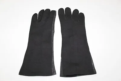 US Army Type Nomex Summer Flyers Gloves GS/FRP-2 Sizes 7-11 Black Leather • $29.99