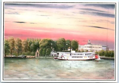 Postcard - Rotterdam Mississippi Queen By Ed De Bruijn - Rotterdam Netherlands • $6.23