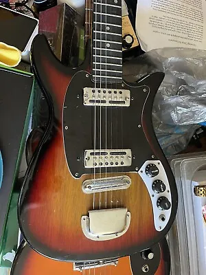 Vintage 1965 1966 Teisco/Harmony Electric Guitar  Made In Japan  559-1405 • $325