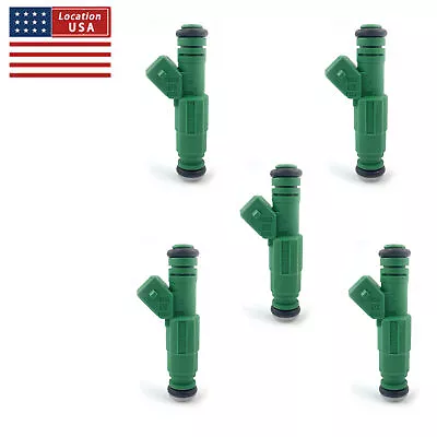 5pcs 0280155968 Fuel Injectors For Volvo Turbo S40 S60 850 440cc 42 Lb/hr 2.5L • $26.49