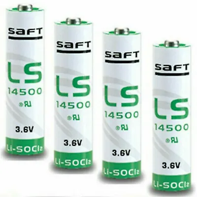 4  LS14500 3.6V Lithium Battery LS-14500  LS 14500 • £17.85