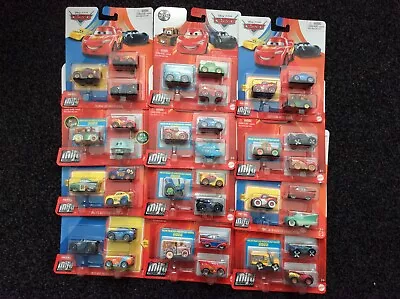 Disney Cars Mini Racers 3 Packs - UK Seller * Multi-Buy Offer * Mater McQueen • £14.75