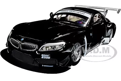 Box Damaged BMW Z4 GT3 BLACK & SILVER 1/24 DIECAST BY OPTIMUM DIECAST 724251 • $15.61