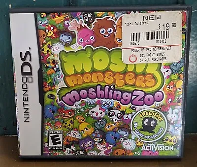 Nintendo DS Moshi's Monsters Moshling Zoo CIB By Activision Games • $9.99