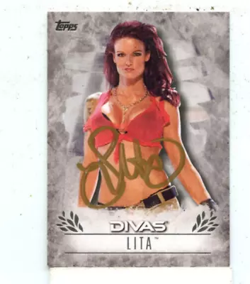 $16.25 • Buy Lita 2016 Topps WWE Undisputed Gold Ink Auto Autograph DR-3