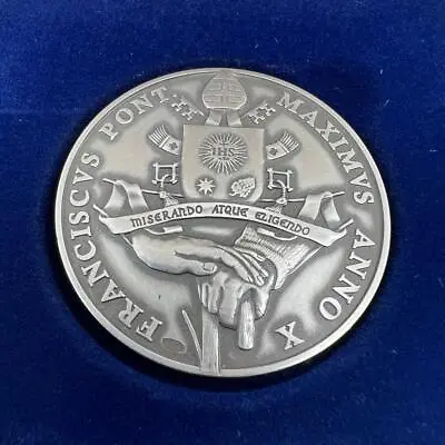 Silver Annual Papal Medal - Year 10 - 2022 Pope Francis Pontificate • $402.99