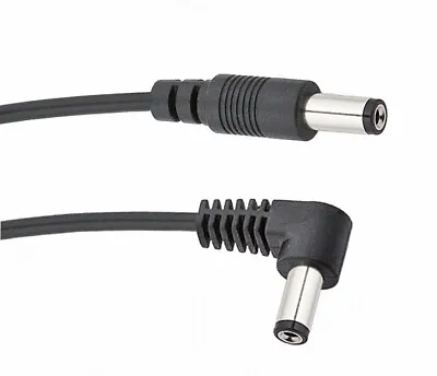 Voodoo Lab Standard Polarity 2.1mm Barrel Cable  - Right-Angle To Straight Ends • $4.49