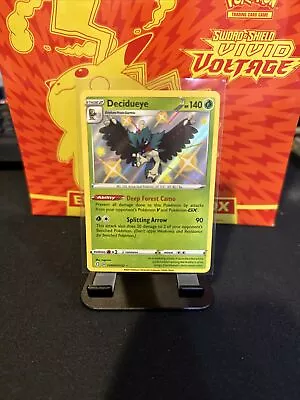 Pokemon TCG - DECIDUEYE (Shiny) SV003/SV122 - SWSH Shining Fates - Rare • $4.99