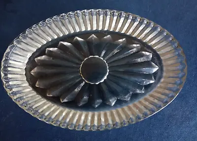 Tiny Vintage Cut Glass Bowl Clear Small Candy Dish Pickle Olive Serving 4 3/4  • $19.99