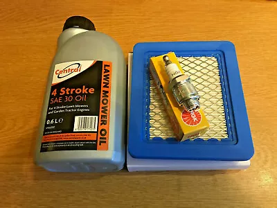 £16.50 • Buy Hayter Harrier 48 Service Kit. Air Filter Spark Plug & Engine Oil B&S Quantum 