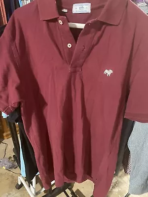 Southern Tide Mens Polo Shirt Mississippi State Bulldogs Size Med • $17.77