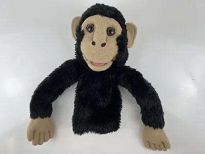 Melissa & Doug Puppet Monkey Chimp Learning Doll Realistic Stuffed Animal Plush • $11.20