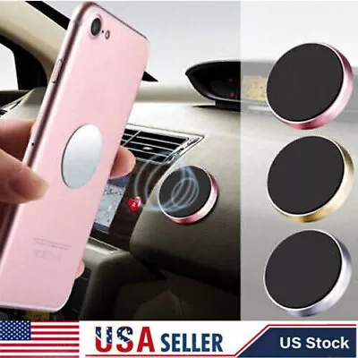 2 Pack Universal Magnetic Car Mount Holder For Cell Phone Samsung Galaxy IPhone • $4.95