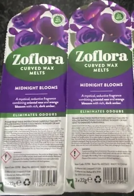 Zoflora Scented Candle Curved Wax Melts Midnight Blooms X 2 Packs • £7.65
