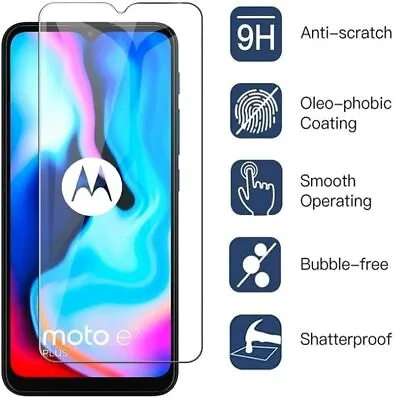 Tempered Glass Screen Protector For Motorola Moto E4 Plus E5 G5 G6 G7 G8 G20 G60 • $2.97