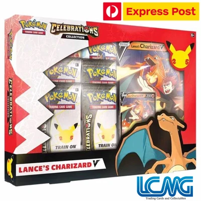 $59 • Buy Pokemon TCG - Celebrations Lance's Charizard V Box - EXPRESS POST