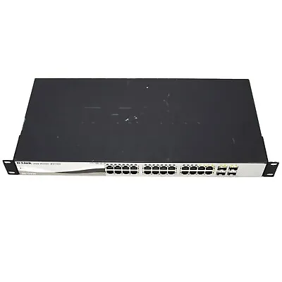 Network Switch D-Link DGS-1210-24 Web Smart 24-Port With Brackets • £27.98