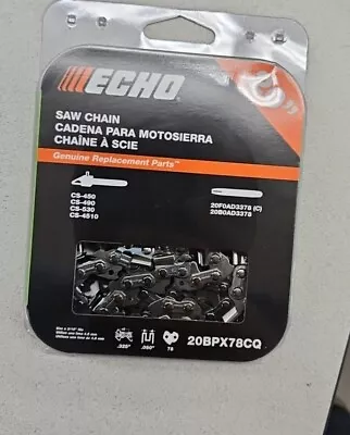 ECHO 20 Inch Saw Chain 20BPX78CQ For Chainsaw CS-450 4905304510 • $22.99