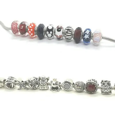 Authentic Pandora Murano Glass Beads And Various Charms All S925/925 Ale/ale R • £20