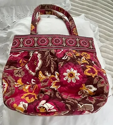 Vera Bradley Lisa B Carnaby Purse Shoulder Bag. Retired Pattern 11.5” • $14.99