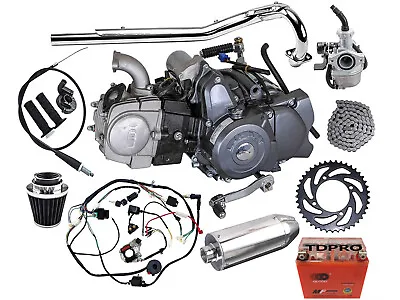 Lifan 125cc Semi Auto Engine Motor For Dirt Bike Monkey Honda CT90 CT110 ATC70 • $659.46