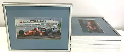 Framed Michael Turner F1 Formula 1 Prints Ferrari Motor Car Racing Lot X5 • £46.99