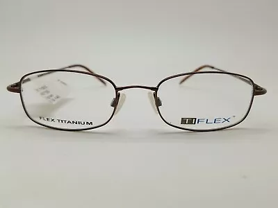 2 Units NEW Ti Flex MC T1503 4997720 Cognac Eyeglasses Frames  51-19-145 #371 • $129.99