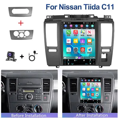 9.7'' Car Stereo Radio For Nissan Tiida C11 2004-2013 Carplay Android 13.0 W/Cam • $139.99