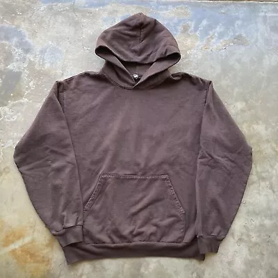 Los Angeles Apparel LA Hoodie SIZE XL Dark Brown Garment Dye 14oz • $49.99