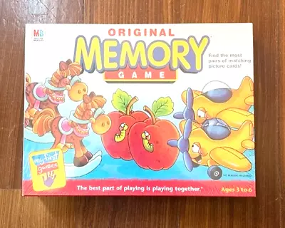 Vintage -New- Sealed- Milton Bradley Original Memory Game 2001 Hasbro Complete • $25