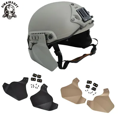 FMA Airsoft Paintball Tactical MICH Ear Protection Cover Fast Helmet Side Rail • £9.59