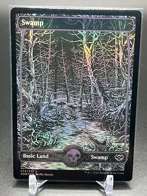 MTG Swamp 272/277 Innistrad: Crimson Vow Basic Land Full Art Showcase Foil • $4.15