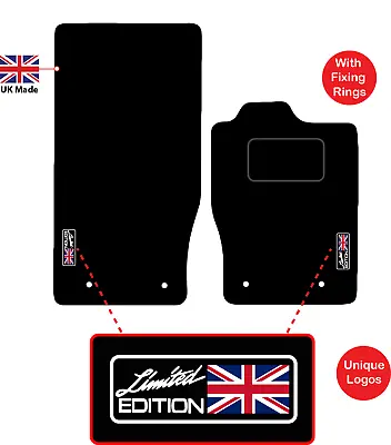 Tailored Car Mats To Fit Jaguar F TYPE 2013 To 2017 With Logos 4 Fixing Rings • £15.99